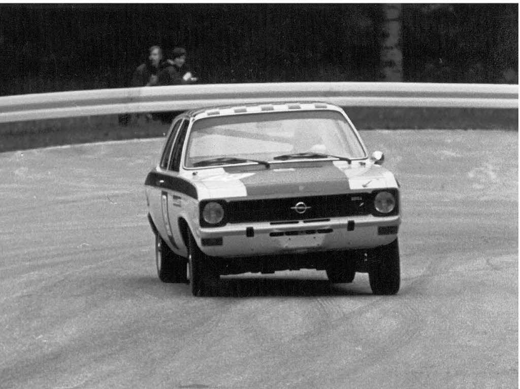 Im Opel Ascona auf dem Schauinsland, 1972.