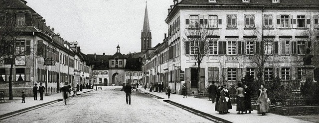 Eine historische Aufnahme der Karl-Fri...tadtverwaltung zur Verfgung gestellt.  | Foto: Stadtarchiv