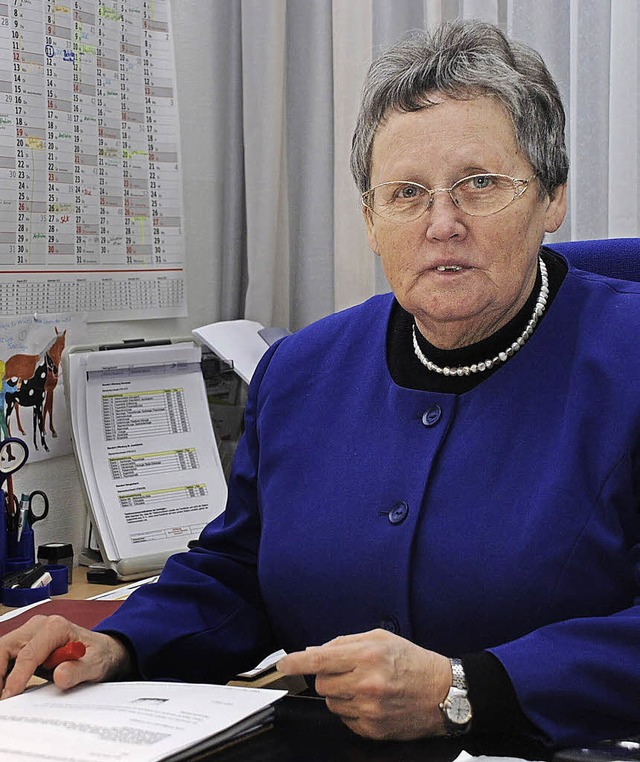 Pflegedienstleiterin Ingrid Fuchs (68)...tenfrsprecherin am Ebertplatz haben.   | Foto: Siefke