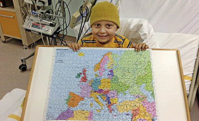 Luka Tsuleiskiri (8) aus Tiflis/Georgi...ie in der Uniklinik Freiburg behandelt  | Foto: privat