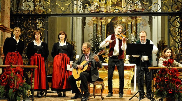 Schwarzwlder Stubenmusik St. Peter  i...arinette und Kathrin Kohout,  Zither.   | Foto: Franziska Lffler