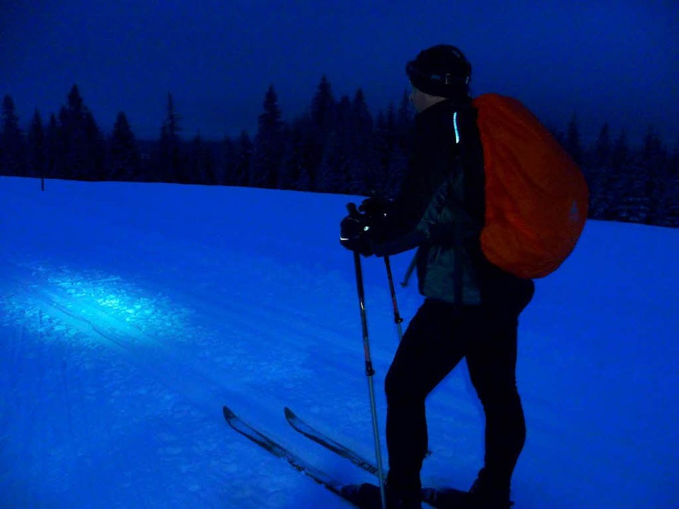 So wie beim Training im nchtlichen Sc...Jrn Theissig (Bild) in Kanada laufen.  | Foto: Christoph Kurth