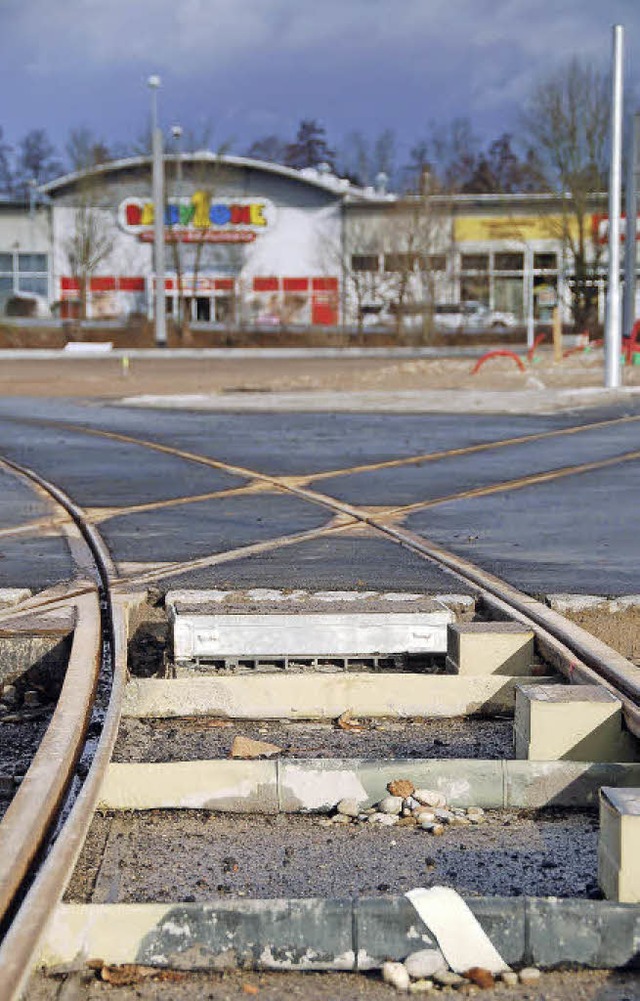 Die Gleise sind gelegt.  | Foto: F.Kiefer