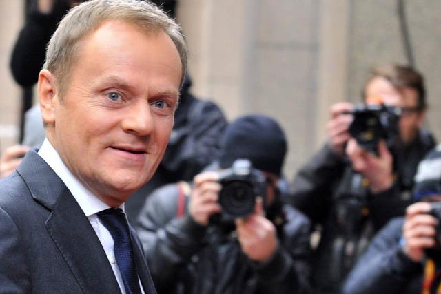 Mitten in der Eurokrise will Tusk in die Whrungsunion