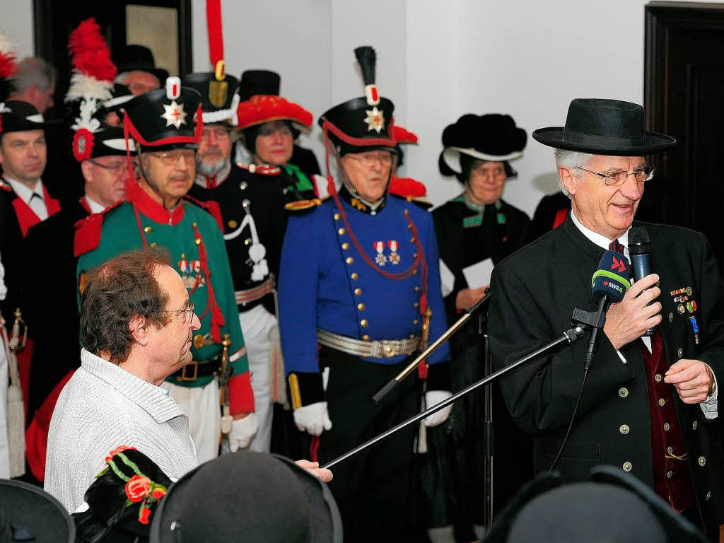 Neujahrsbesuch der Trachtentrgerinnen und Trachtentrger bei Regierungsprsidentin Brbel Schfer