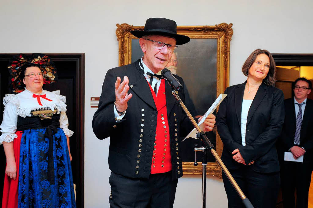 Neujahrsbesuch der Trachtentrgerinnen und Trachtentrger bei Regierungsprsidentin Brbel Schfer