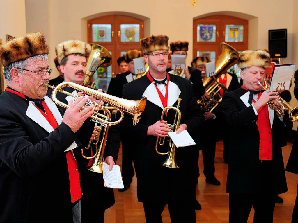 Neujahrsbesuch der Trachtentrgerinnen und Trachtentrger bei Regierungsprsidentin Brbel Schfer