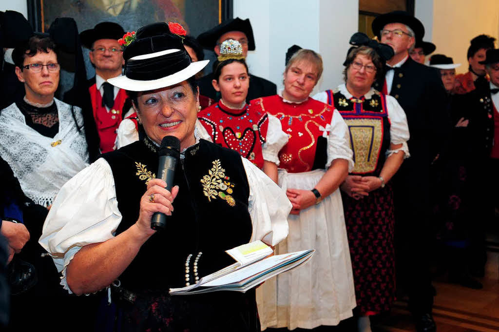 Neujahrsbesuch der Trachtentrgerinnen und Trachtentrger bei Regierungsprsidentin Brbel Schfer