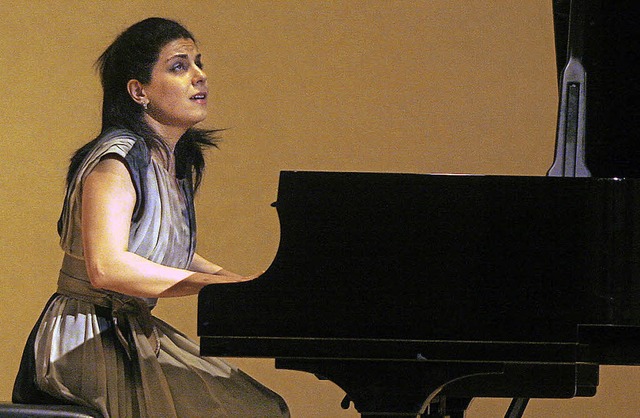 Sofya Melikyan aus New York bei ihrem Konzert in Lahr.   | Foto: Heidi Fssel