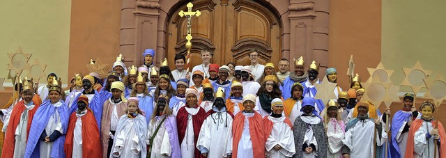 So viele Sternsinger wie noch nie unte...gitta dieses Jahr die Kirchenaktion.    | Foto: privat