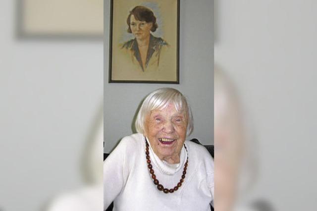 Gertrud Ketterer wird 106 Jahre alt