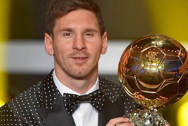 Messi wird zum vierten Mal Weltfuballer des Jahres
