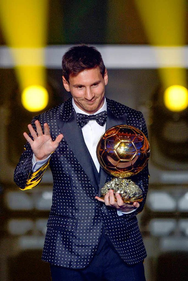 Lionel Messi &#8211; wer sonst.  | Foto: AFP