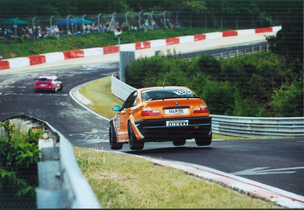 Im 3er-BMW auf dem Nrburgring 2011.