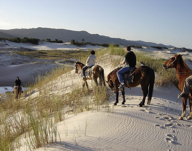 Dnenparadies: Santa Catarina lockt mit Reiterferien.  | Foto: Santur Imprensa