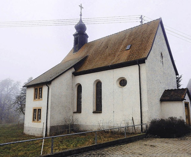 Vom   Winternebel leicht umhllt: die St. Margarethenkapelle in Mundelfingen  | Foto: Butschle