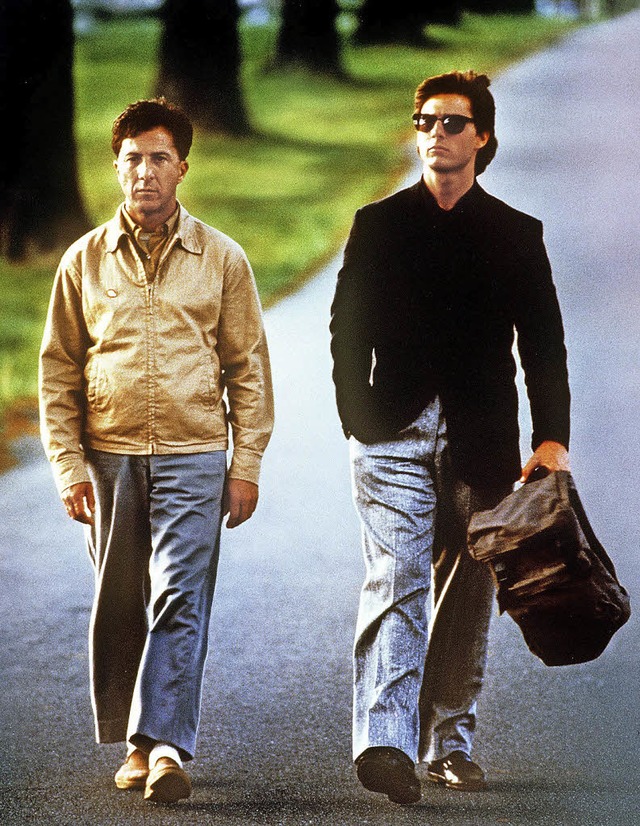 Der Film Rain Man aus dem Jahr 1988  m...ner breiteren ffentlichkeit bekannt.   | Foto: dpa