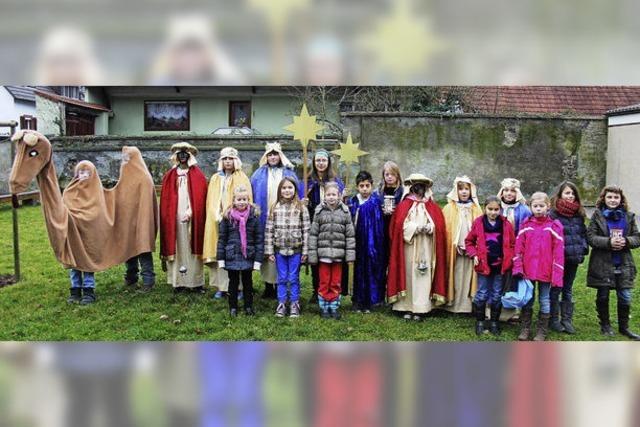 Sternsinger waren fleiige Segensbringer und Spendensammler