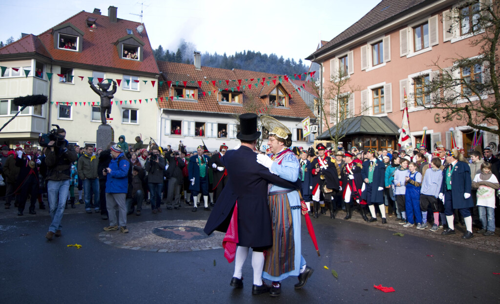 Narrenbaumstellen in Elzach