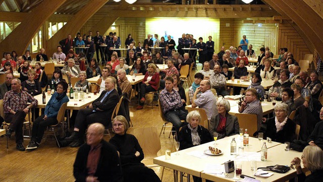 Gro war das Interesse der Bevlkerung am Neujahrsempfang in Eisenbach.   | Foto: GERT BRICHTA