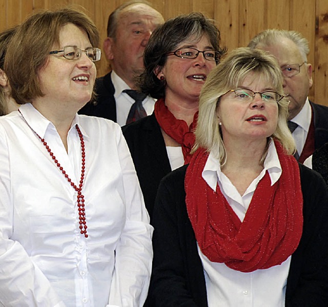 Der Gesangverein Achkarren trug einige Lieder vor.  | Foto: bohn