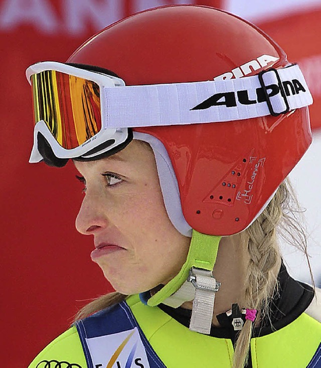Ein Gesicht spricht Bnde: Skispringer...ie Fait war mit sich nicht zufrieden.  | Foto: Joachim Hahne