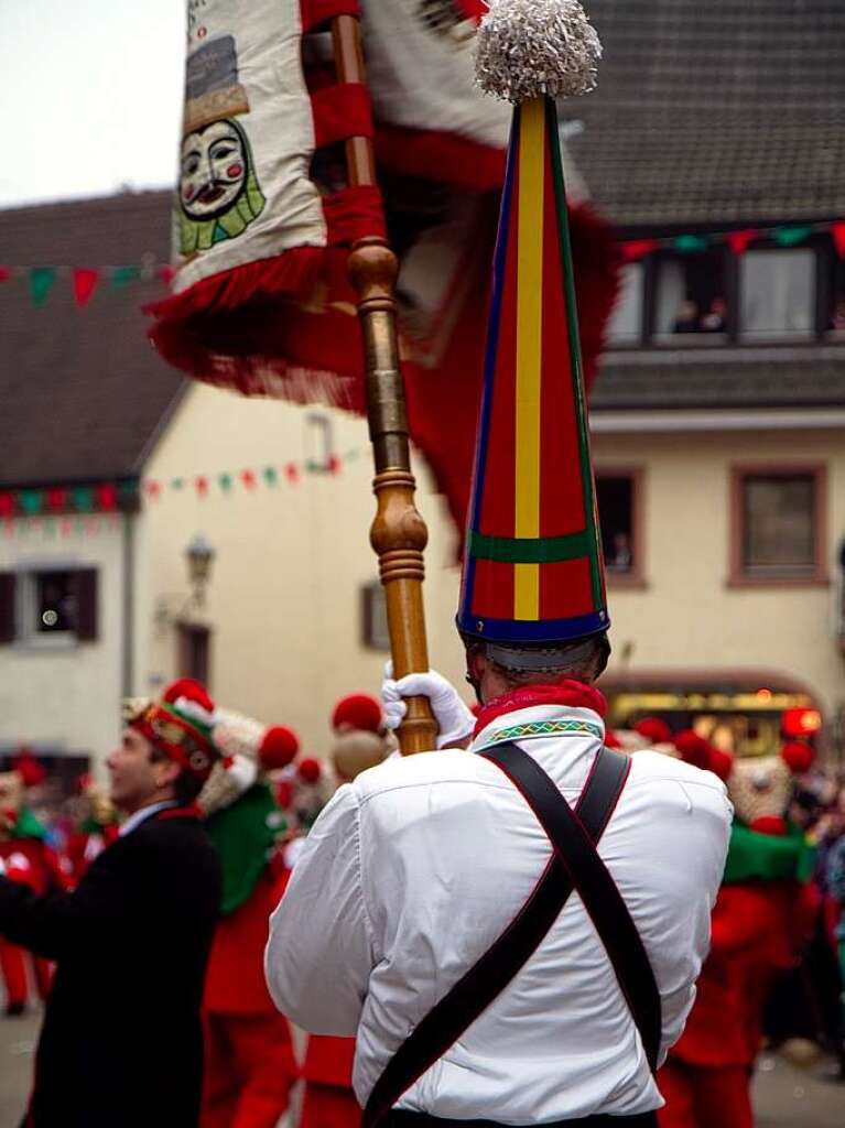 Die Elzacher Narrenzunft hat als Gastgeber fr eine groe Feier gesorgt.