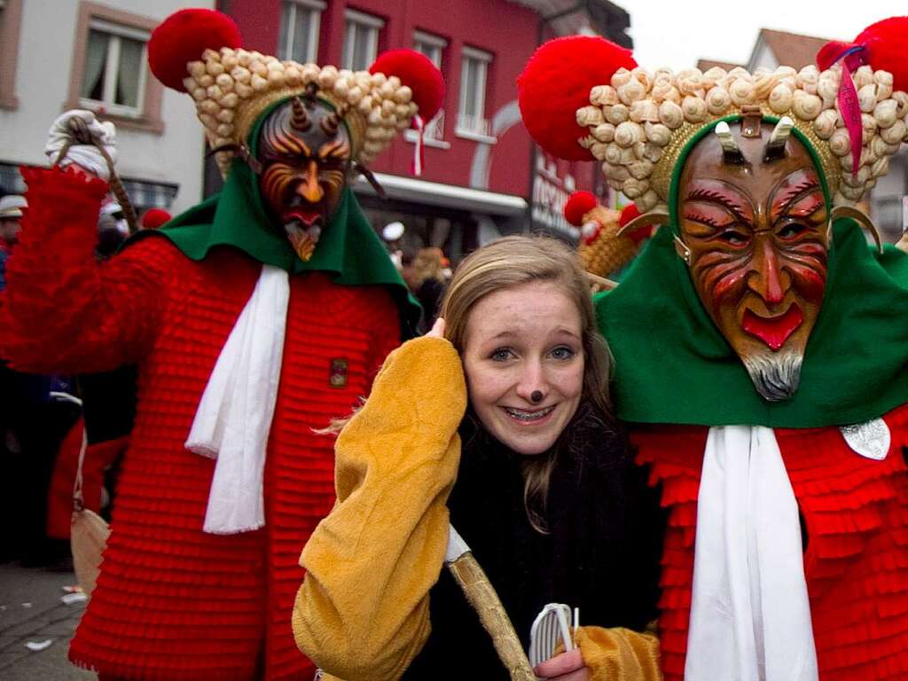 Die Elzacher Narrenzunft hat als Gastgeber fr eine groe Feier gesorgt.