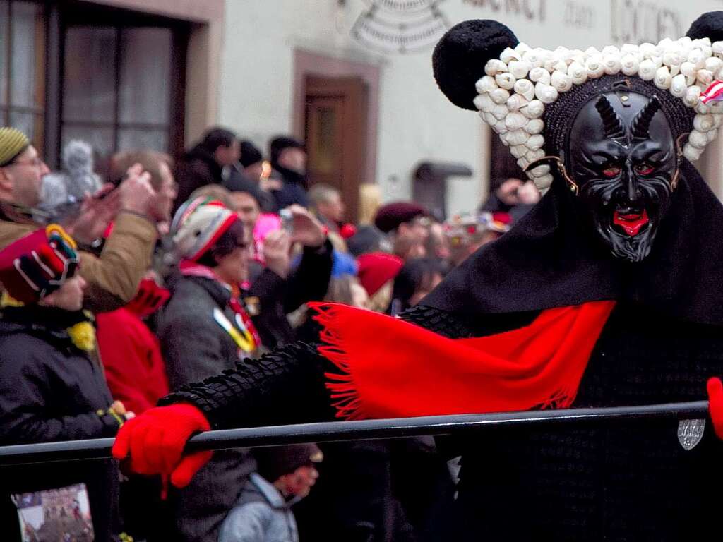 Die Elzacher Narrenzunft hat als Gastgeber fr eine groe Feier gesorgt.