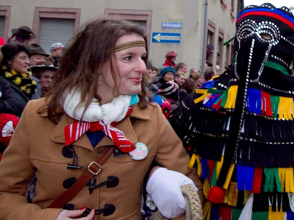 Die Elzacher Narrenzunft hat als Gastgeber fr eine groe Feier gesorgt.