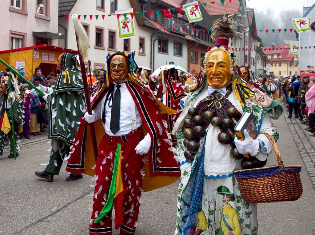 Die Elzacher Narrenzunft hat als Gastgeber fr eine groe Feier gesorgt.