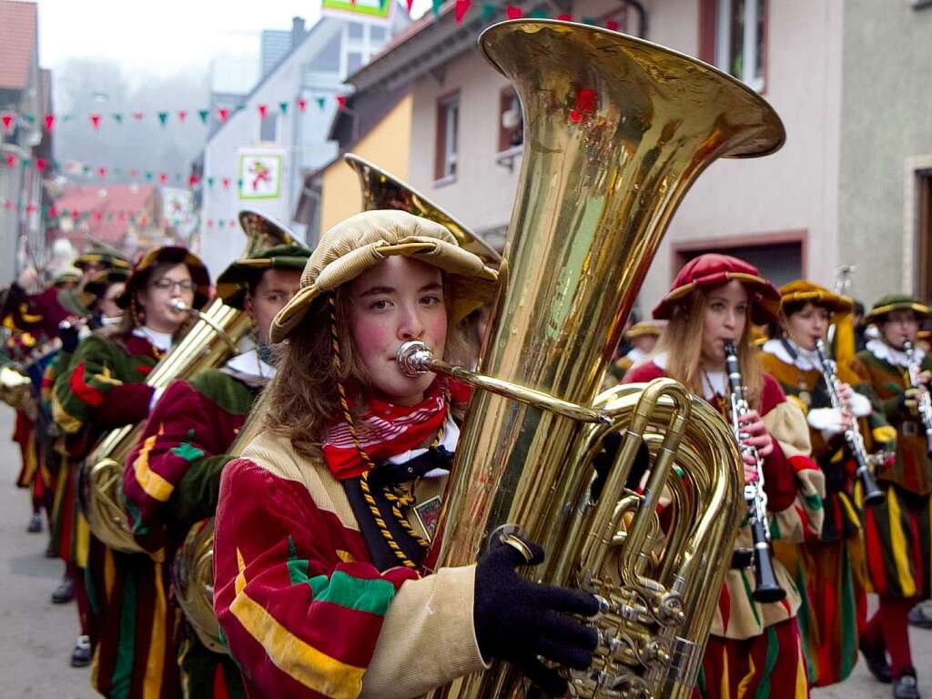 Die Elzacher Narrenzunft hat als Gastgeber fr eine groe Feier gesorgt.