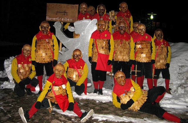 Die Bernauer Zunft hat am Samstag die Fastnacht ausgerufen.  | Foto: Ulrike Spiegelhalter