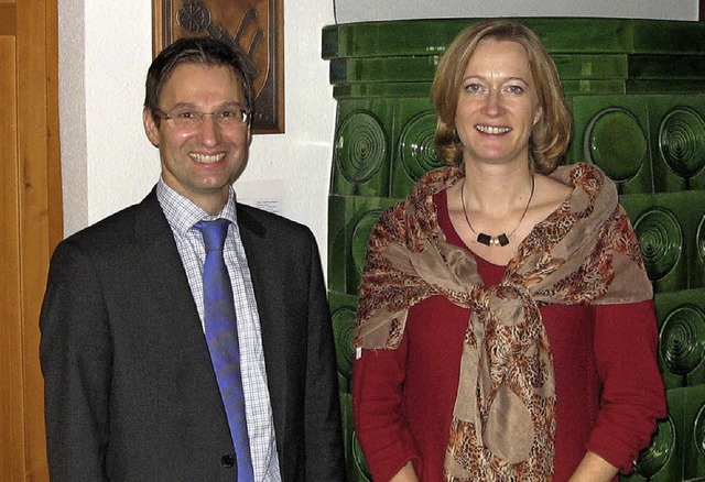 Grnen-Bundestagsabgeordnete Kerstin Andreae zu Besuch bei Markus Riesterer.  | Foto: R. Kiener