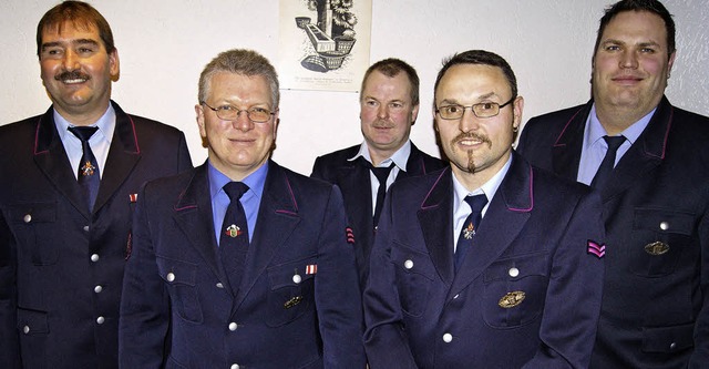 Verdiente Floriansjnger (von links): ...nd Vizekommandant  Florian Kammerer.    | Foto: Marco Schopferer