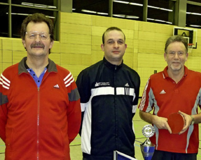 Titelverteidiger beim Neujahrsturnier ...  Dietmar Fritsch, der dritter wurde.   | Foto: Scheibengruber