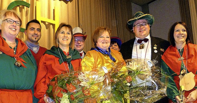 Ehrung verdienter Mitglieder (von link...Mittelstadt und Stephanie Gerspacher.   | Foto: Gabriele rasenberger