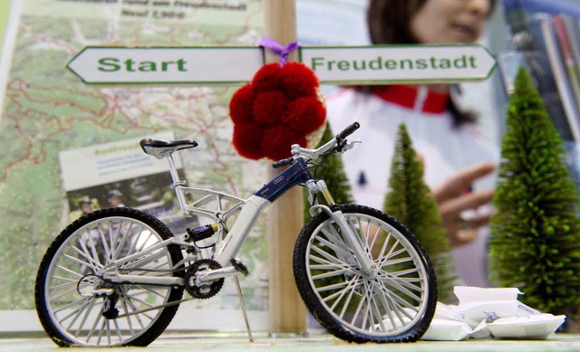 Mountainbiker willkommen &#8211; damit...spielsweise Freudenstadt auf der CMT.   | Foto: dpa