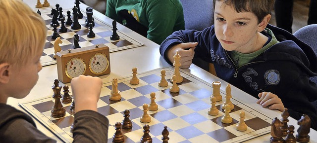 Schachwettkampf in der Steinhalle  | Foto: Laura Vlker