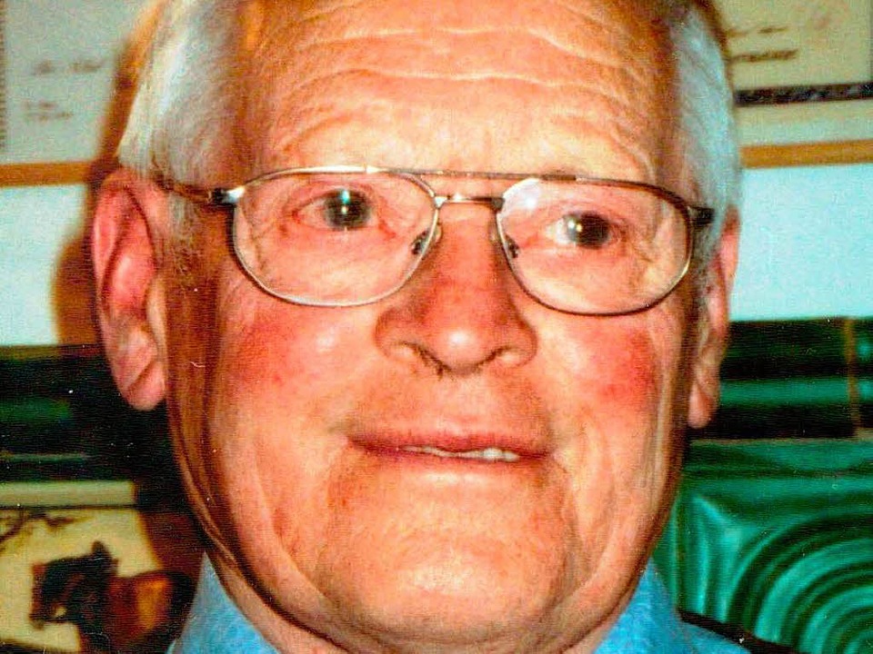 Peter Weber Ein Urgestein im Ehrenamt St. Peter Badische Zeitung