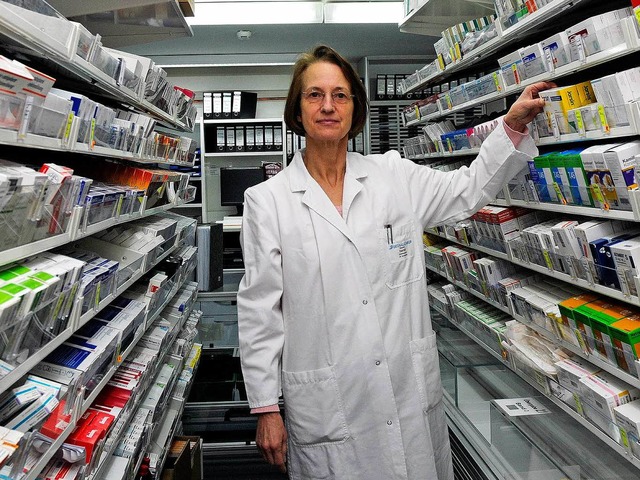 berblick ber 1500 Medikamente: Elisa...theke im Ortenauklinikum Lahr-Ettenhei  | Foto: Bettina Schaller, Bettina Schaller