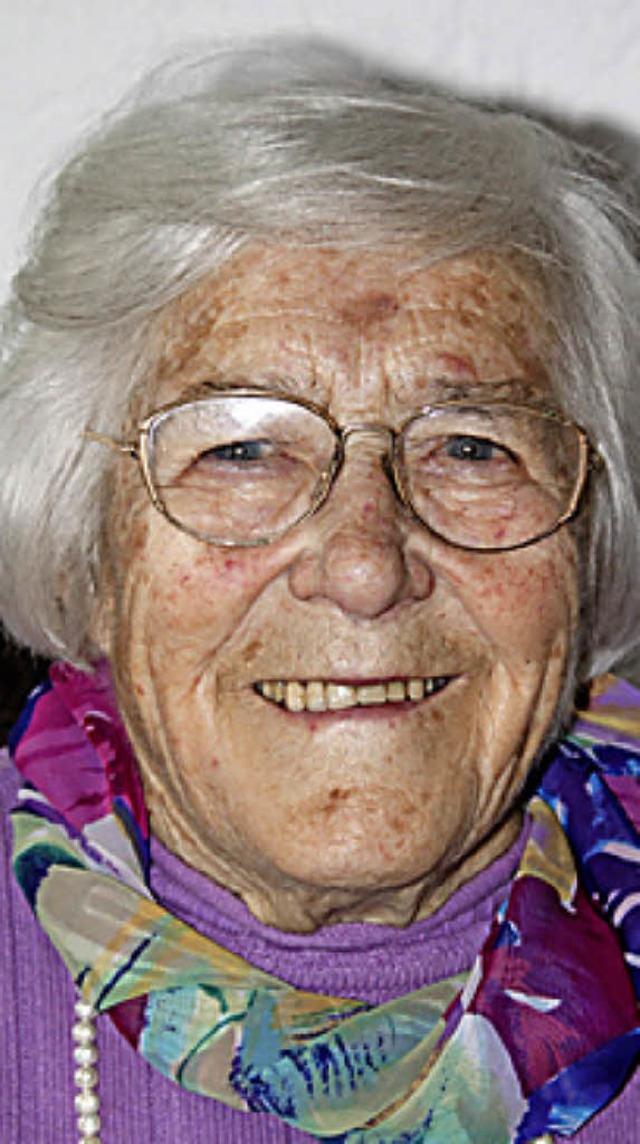 Anna Beck ist 90 Jahre alt  | Foto: Chris Seifried