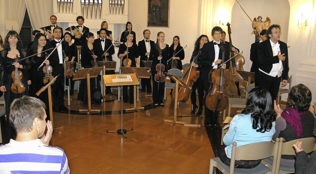 Die Junge Mnchner Philharmonie gestal...ee und der Klosterkonzerte St.Blasien.  | Foto: Margrit Matyscak