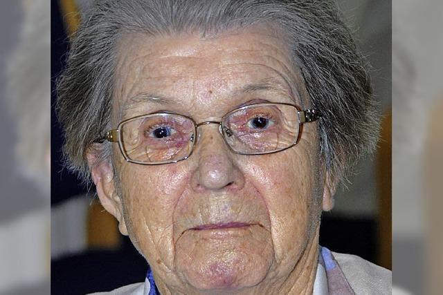 Elisabeth Wagner wird 85 Jahre alt