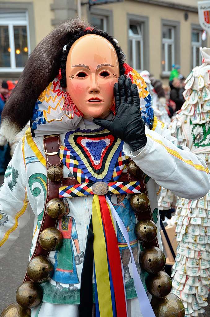 Tausende von Hstrgern aus 43 Znften bevlkerten die Bonndorfer Innenstadt.