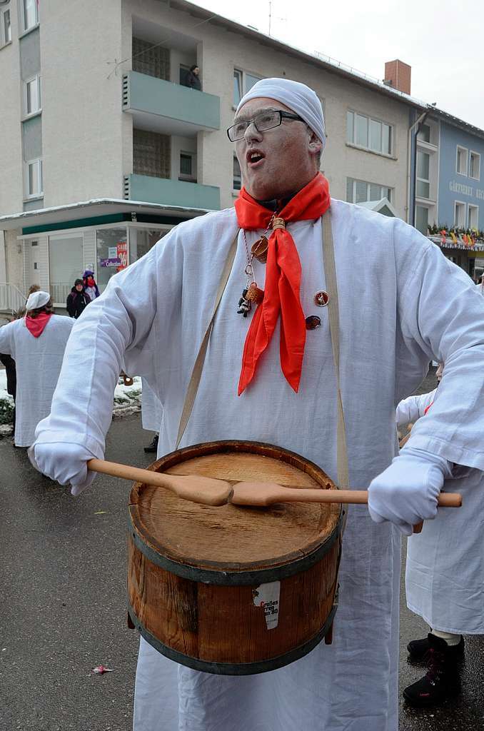 Tausende von Hstrgern aus 43 Znften bevlkerten die Bonndorfer Innenstadt.