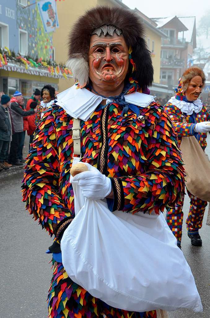 Tausende von Hstrgern aus 43 Znften bevlkerten die Bonndorfer Innenstadt.