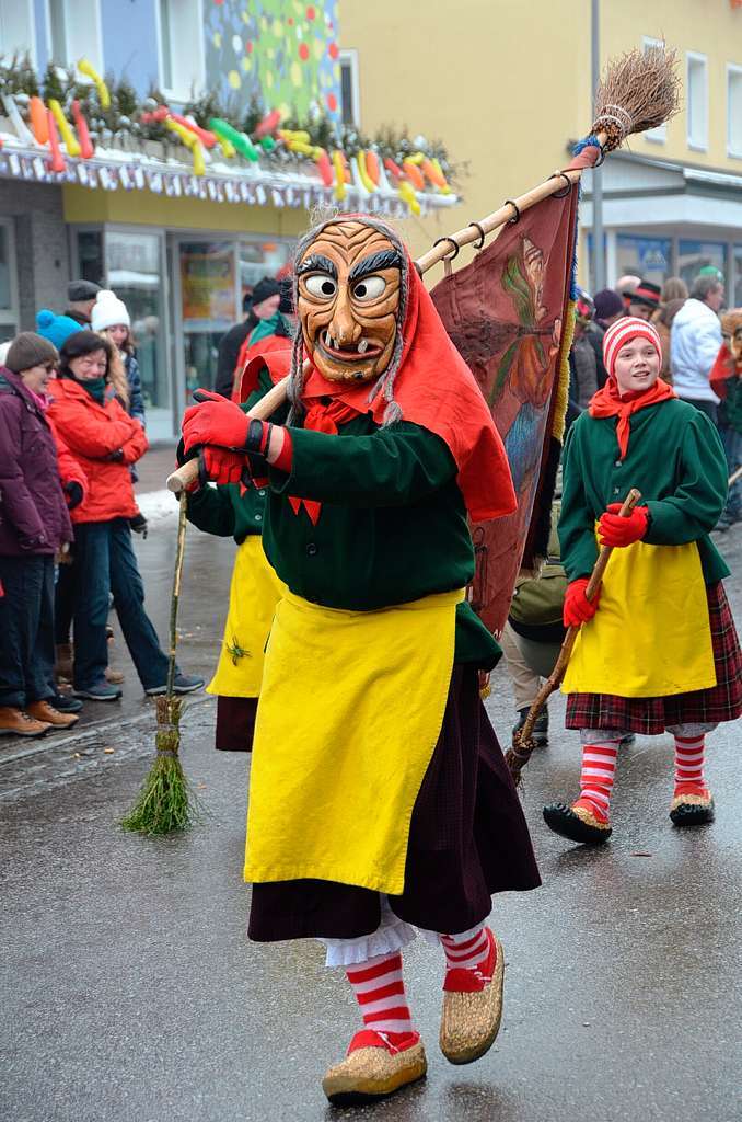 Tausende von Hstrgern aus 43 Znften bevlkerten die Bonndorfer Innenstadt.