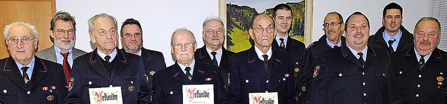 Die fr hundertprozentigen Probenbesuc..., Holger Bumle und Gerhard Sibold.     | Foto: hans-walter mark