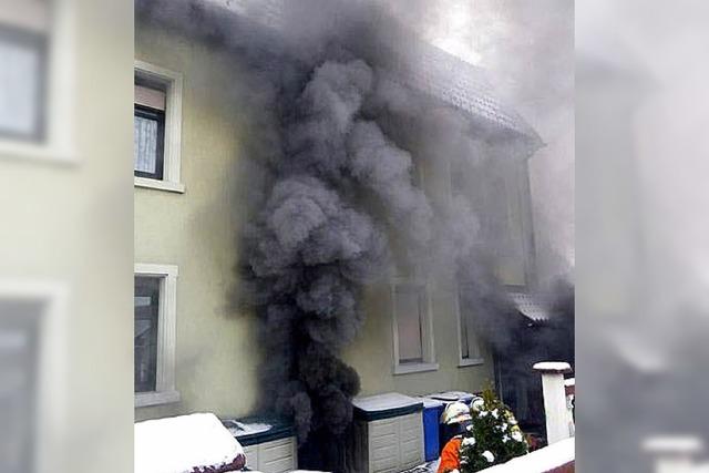 Brand zerstrt Keller in Murger Haus